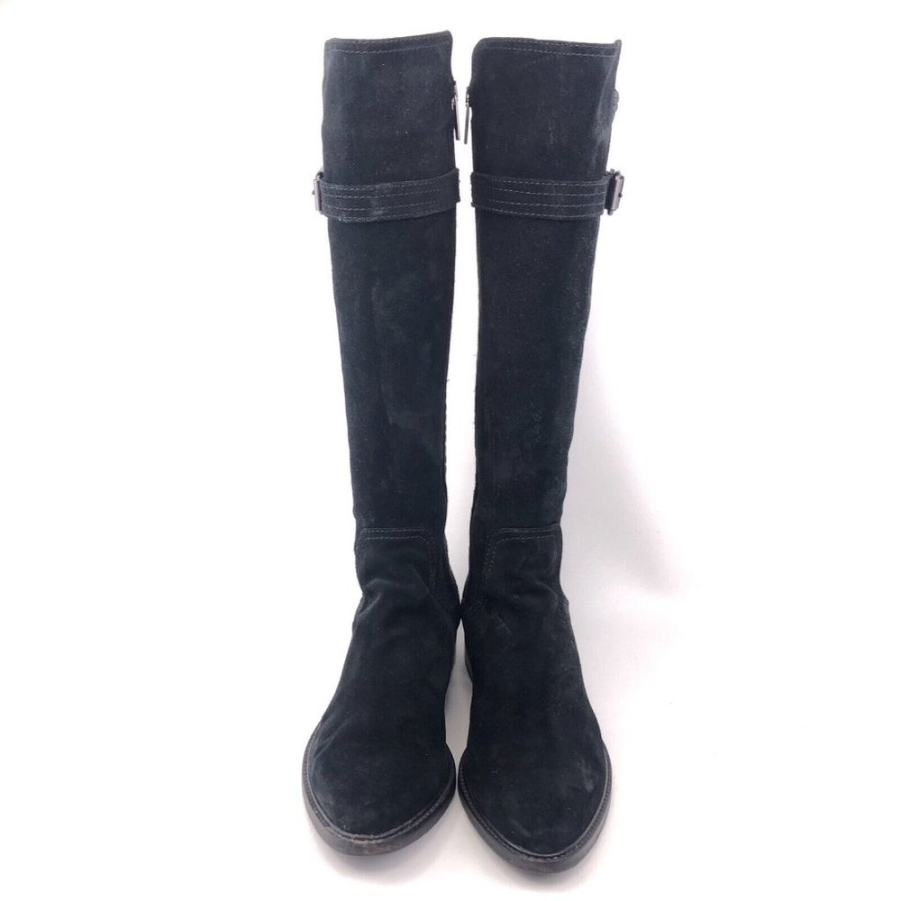 Aquatalia Black Leather Riding Boots 10 - Picture 4 of 11